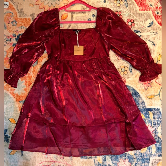 Blu Pepper Red Dress - Picture 1 of 5